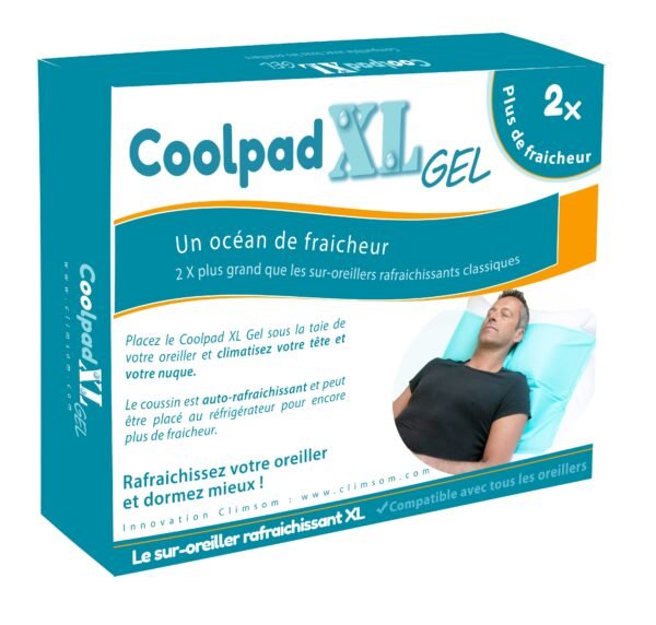 Sur-Oreiller Rafraîchissant XL Coolpad™ – Gel Auto-Refroidissant pour Tête, Nuque & Épaules – Image 4